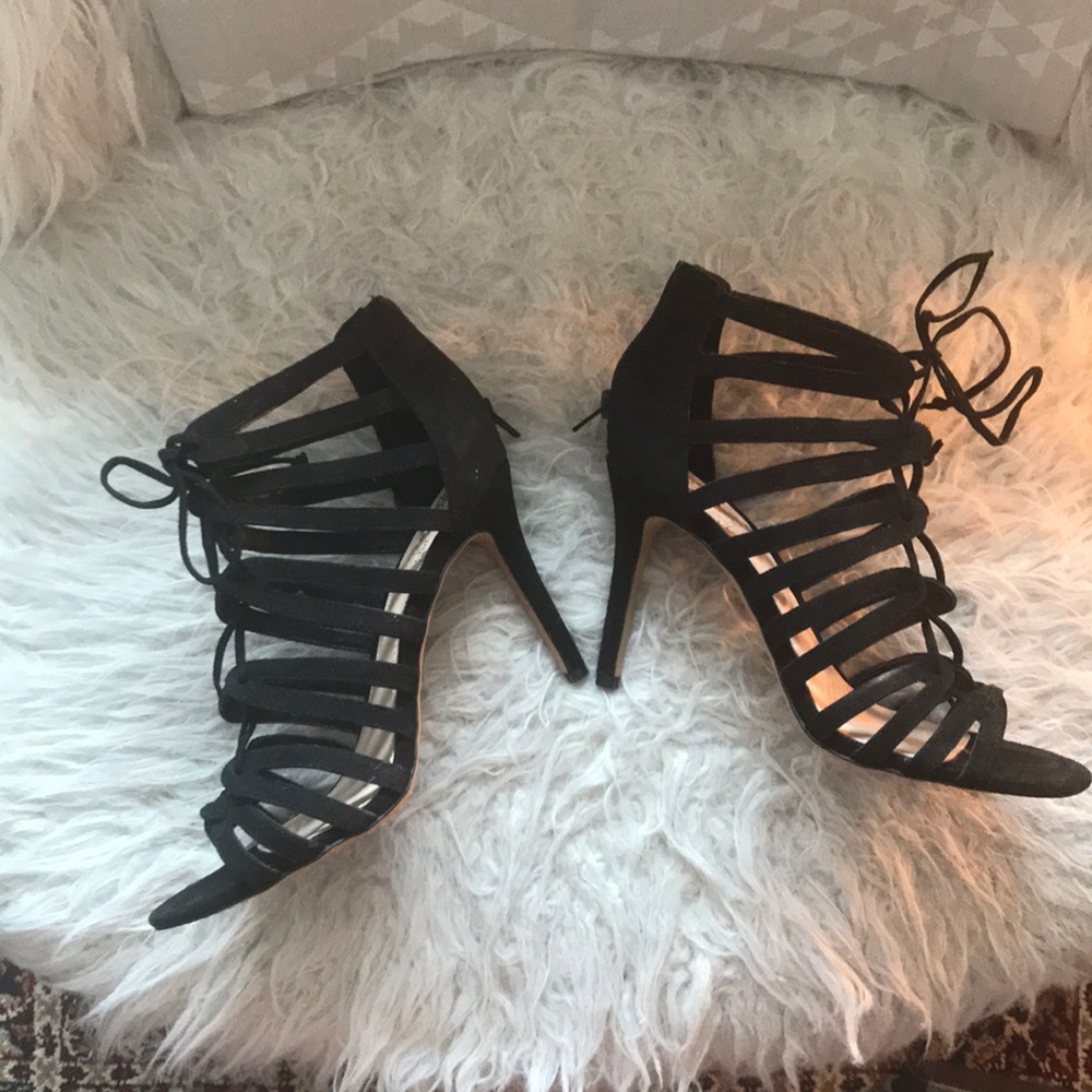 Vince Camuto Zayna lace up heels